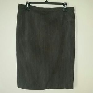 Black pin striped BCBG Max Azria Skirt